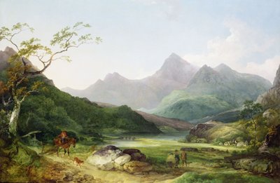 A View of Snowdon from Capel Curig, 1787 by Philippe Jacques de Loutherbourg